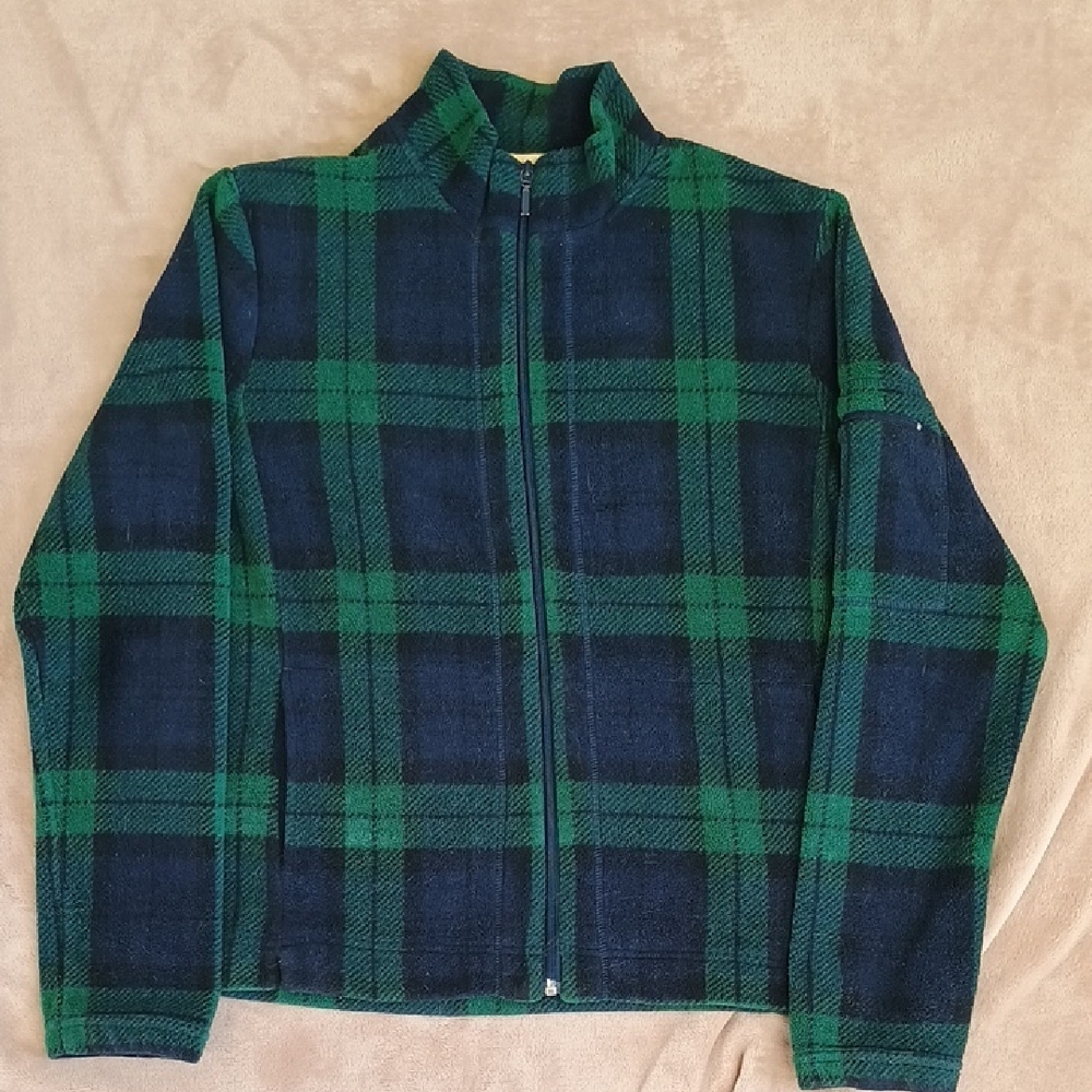 Blue/Green Plaid EP Pro Zipper Fleece